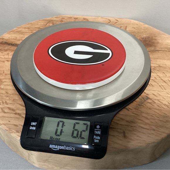 🔴 Georgia Football Bulldogs Ceramic Crafted Coaster - Decor Desk Topper - Picture 9 of 9